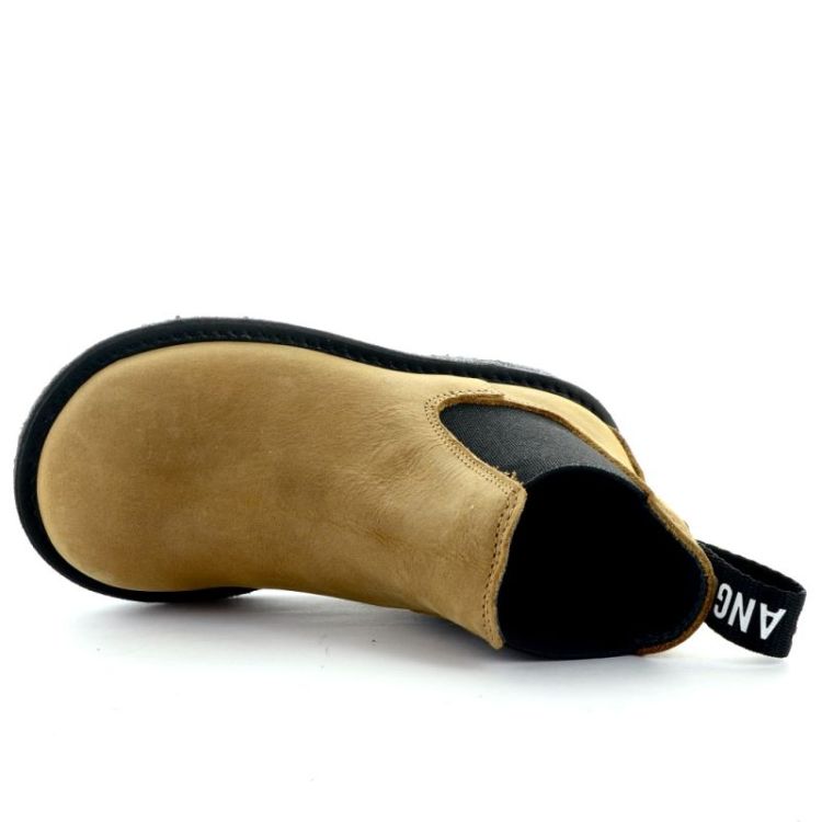 chelsea boot with logo tape cognac 