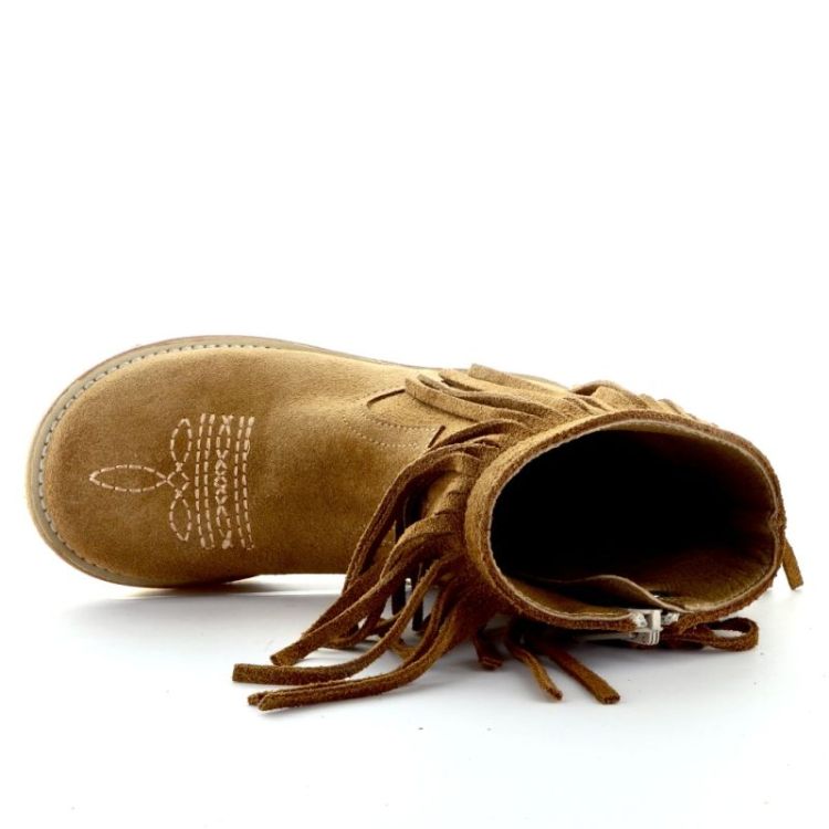 boot with fringes cognac 
