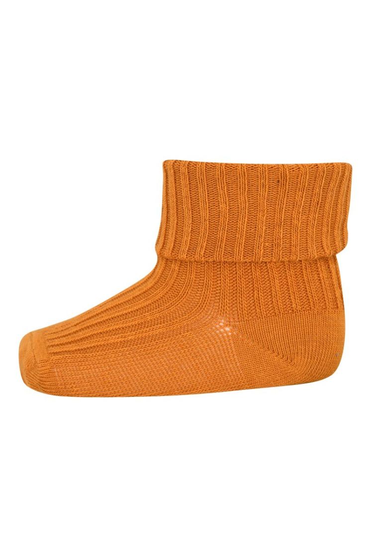Wool rib baby socks 44 Meerkat