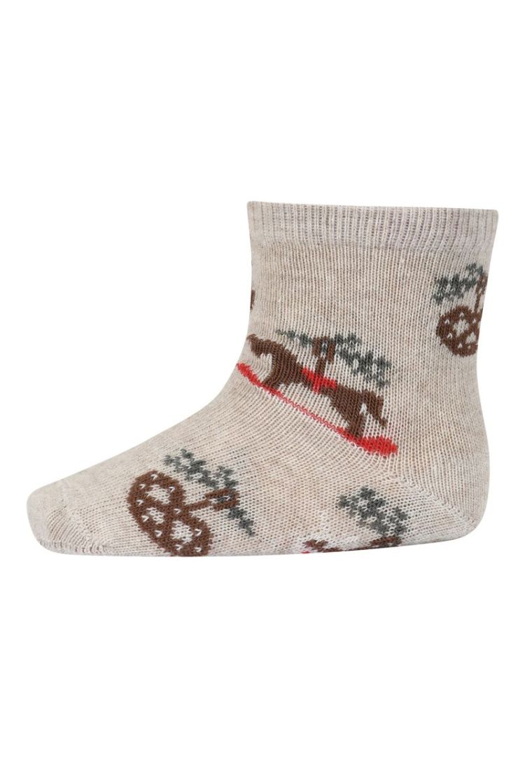 Julle socks 108 Beige Melan