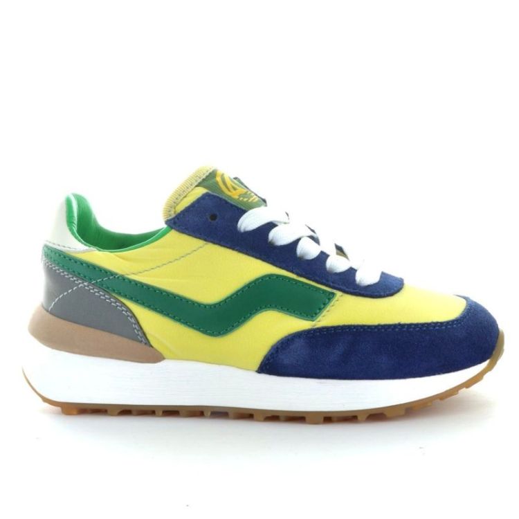 elegante sneaker F blu giallo