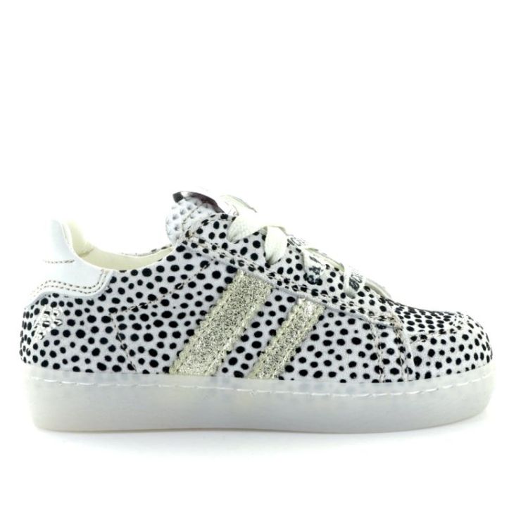 hippe lage sneaker pois