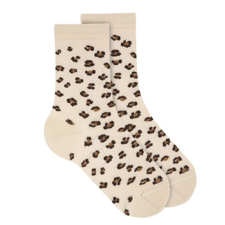 kousen leo print 304 beige